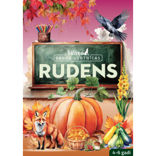 Vilciņa darba burtnīca “Rudens” – Rudens tēmas uzdevumi bērniem